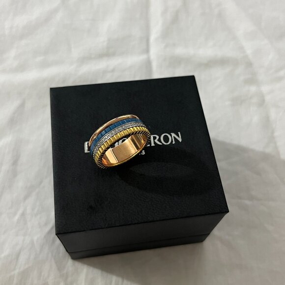 Boucheron Multi - Tone Diamond - Inlaid Band Ring - Picture 5 of 6